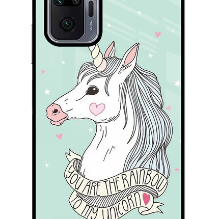 Unicorn Wallpaper Redmi Note 10 Pro Max Glass Case Back Cover by Casekaro
