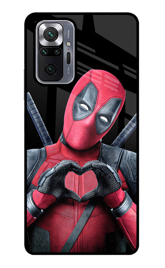 Deadpool Redmi Note 10 Pro Max Glass Case