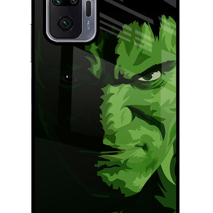 HULK Redmi Note 10 Pro Max Glass Case Back Cover by Casekaro