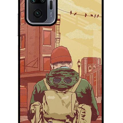 Adventurous Redmi Note 10 Pro Max Glass Case Back Cover by Casekaro