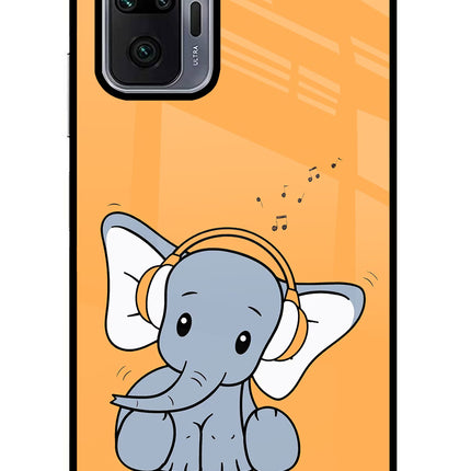 High On Music Redmi Note 10 Pro Max Glass Case Back Cover by Casekaro