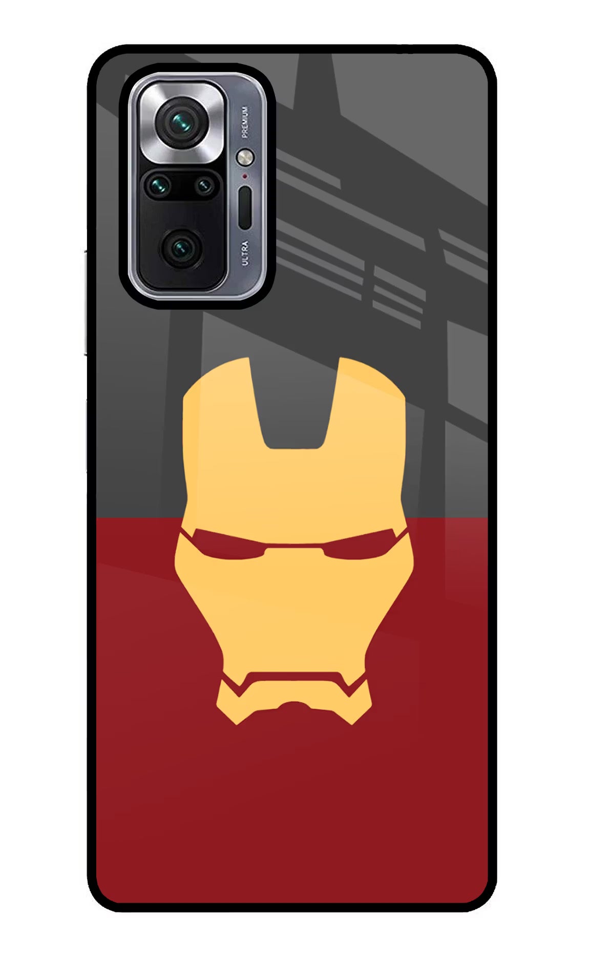 Ironman Redmi Note 10 Pro Max Glass Case Back Cover by Casekaro