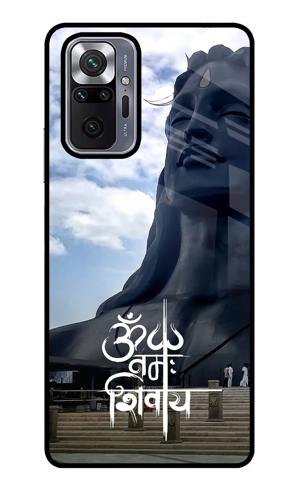 Om Namah Shivay Redmi Note 10 Pro Max Glass Case Back Cover by Casekaro