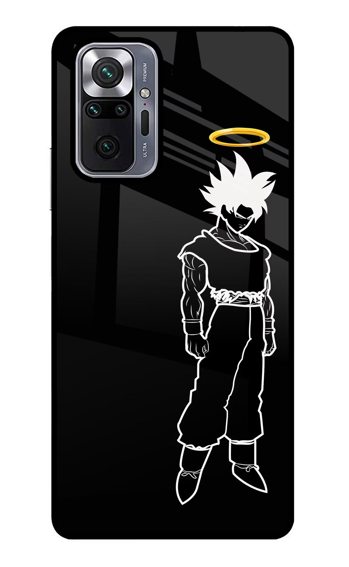 DBS Character Redmi Note 10 Pro Max Glass Case Back Cover by Casekaro