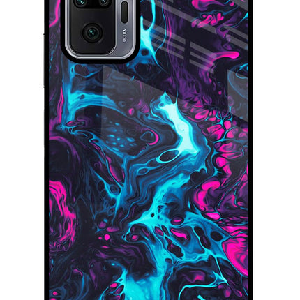 Abstract Redmi Note 10 Pro Max Glass Case Back Cover by Casekaro