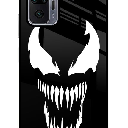 Venom Redmi Note 10 Pro Max Glass Case Back Cover by Casekaro