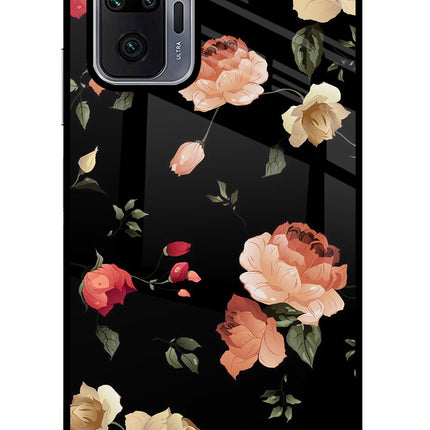 Flowers Redmi Note 10 Pro Max Glass Case Back Cover by Casekaro