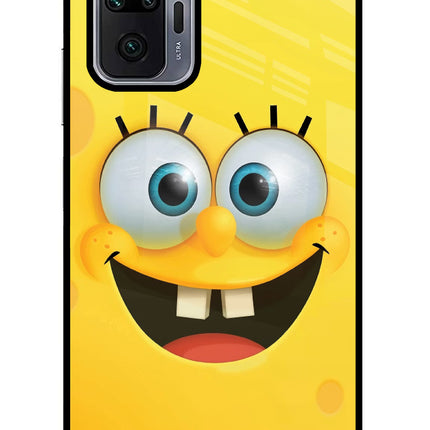 Sponge 1 Redmi Note 10 Pro Max Glass Case Back Cover by Casekaro