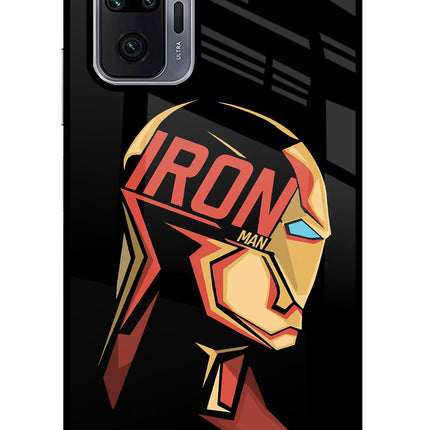 IronMan Redmi Note 10 Pro Max Glass Case Back Cover by Casekaro
