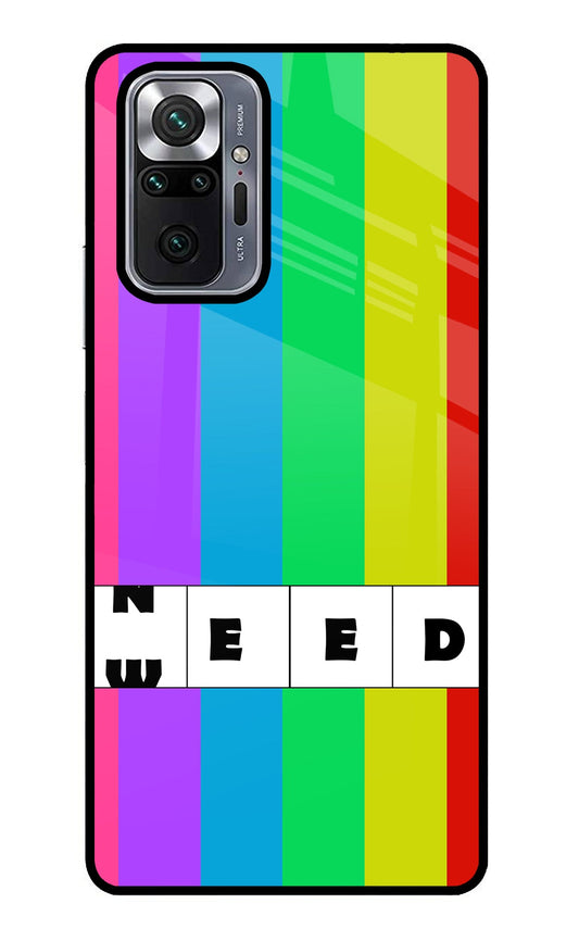 Need Weed Redmi Note 10 Pro Max Glass Case