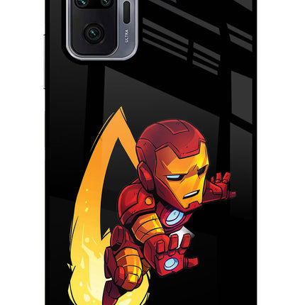 IronMan Redmi Note 10 Pro Max Glass Case Back Cover by Casekaro
