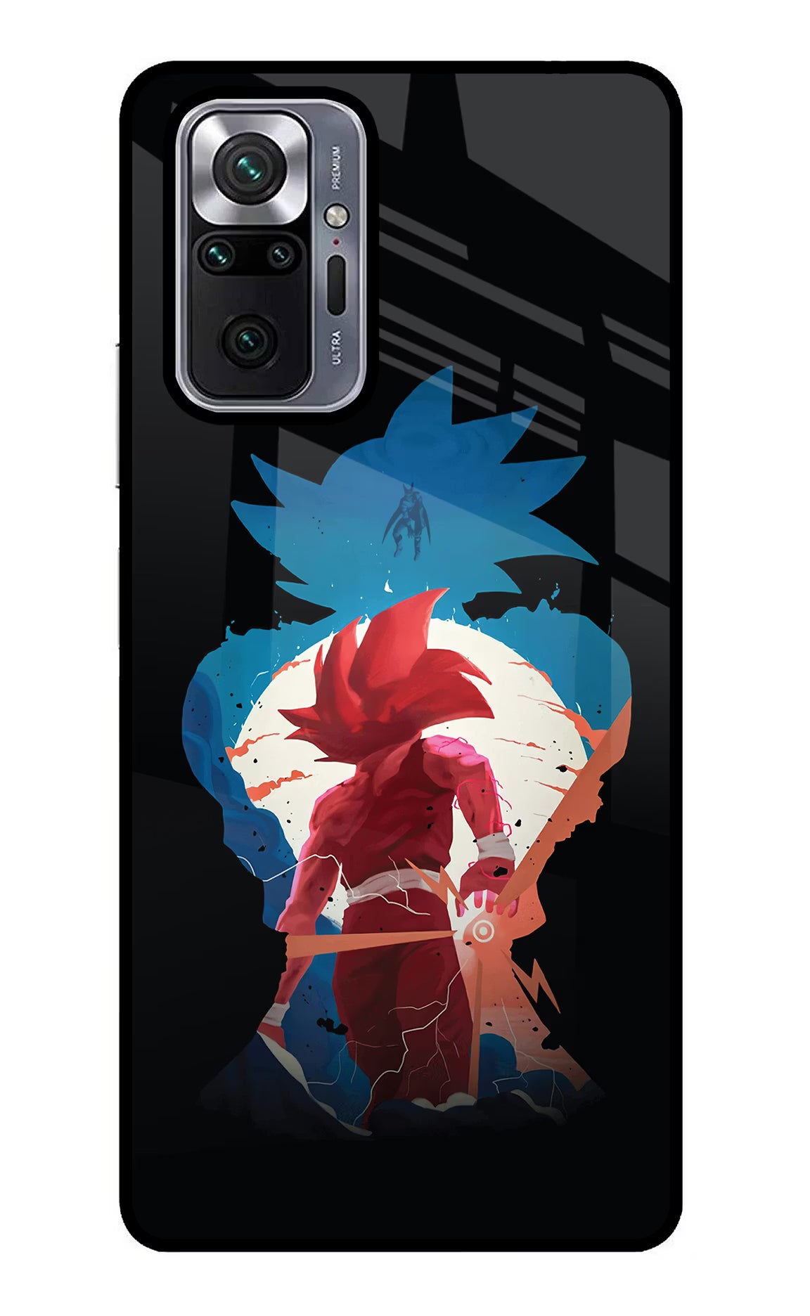 Goku Redmi Note 10 Pro Max Glass Case Back Cover by Casekaro