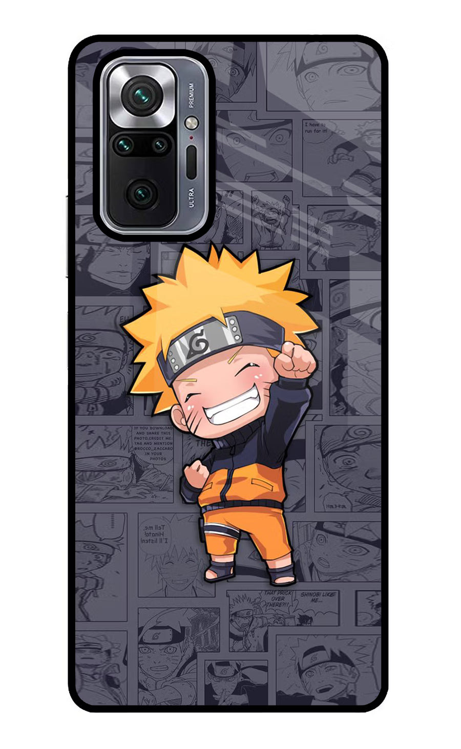 Chota Naruto Redmi Note 10 Pro Max Back Cover, Metal case
