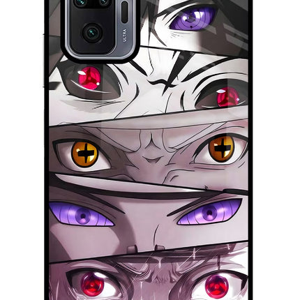 Naruto Anime Redmi Note 10 Pro Max Glass Case Back Cover by Casekaro