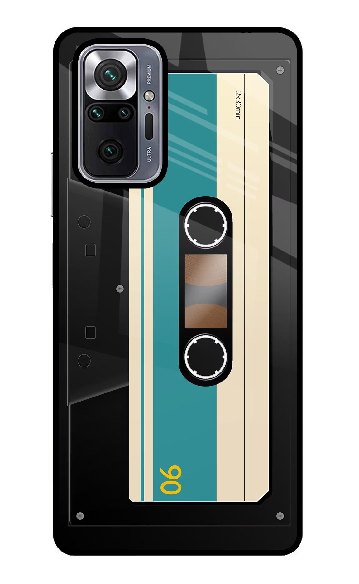 Cassette Redmi Note 10 Pro Max Glass Case Back Cover by Casekaro