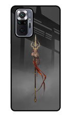 Shiv Trishul Redmi Note 10 Pro Max Glass Case Back Cover by Casekaro