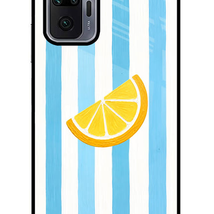 Summer Lemon Redmi Note 10 Pro Max Glass Case Back Cover by Casekaro