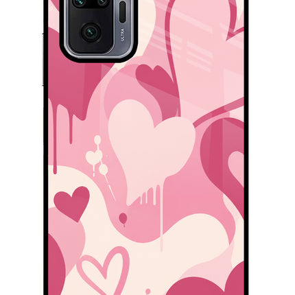 Hearty case Redmi Note 10 Pro Max Glass Case Back Cover by Casekaro