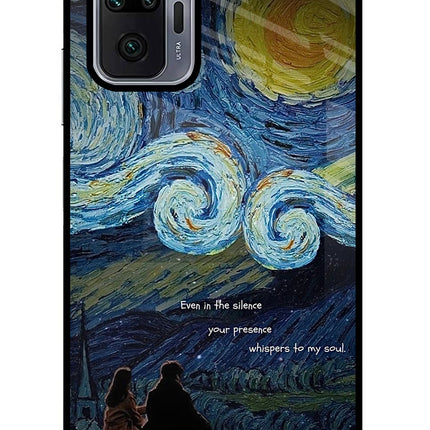 Softcore Redmi Note 10 Pro Max Glass Case Back Cover by Casekaro