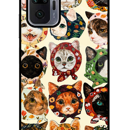 Cool Cat Redmi Note 10 Pro Max Glass Case Back Cover by Casekaro