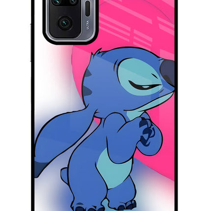 Stitch Hug Redmi Note 10 Pro Max Glass Case