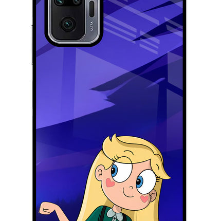 Star Glow Redmi Note 10 Pro Max Glass Case