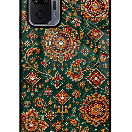 Green Pataka Redmi Note 10 Pro Max Glass Case