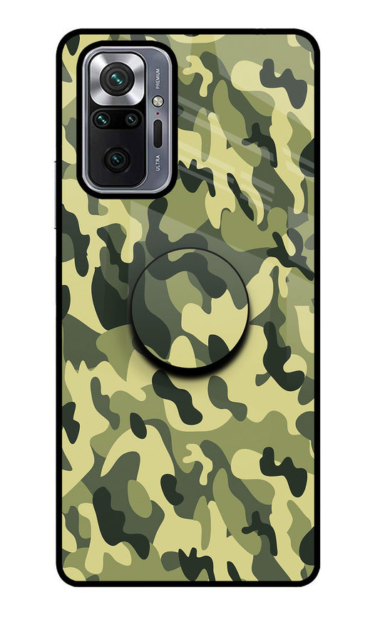 Camouflage Redmi Note 10 Pro Max Glass Case