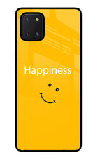 Happiness With Smiley Samsung Note 10 Lite Glass Case