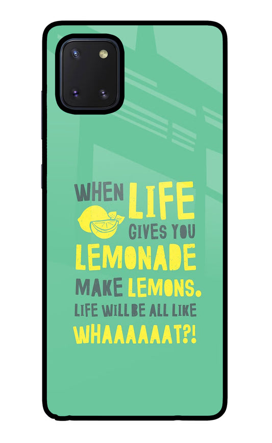 Quote Samsung Note 10 Lite Glass Case