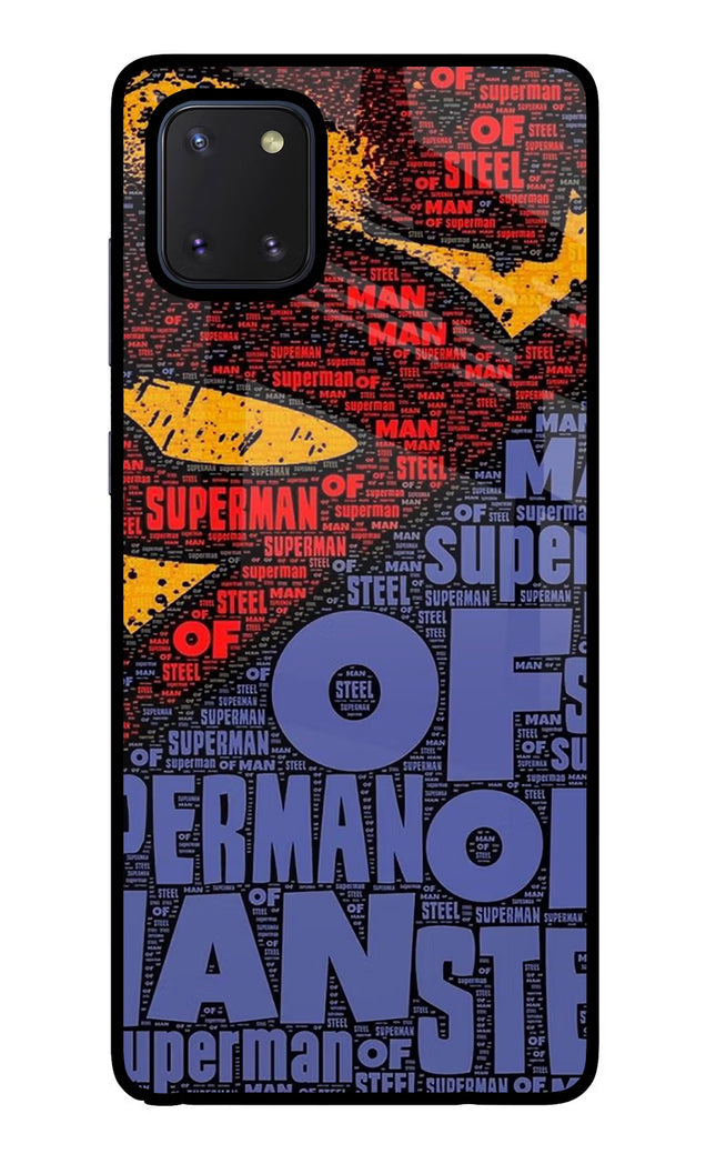 Superman Samsung Note 10 Lite Glass Case Back Cover by Casekaro