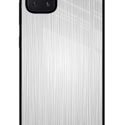 Wooden Grey Texture Samsung Note 10 Lite Glass Case Back Cover by Casekaro