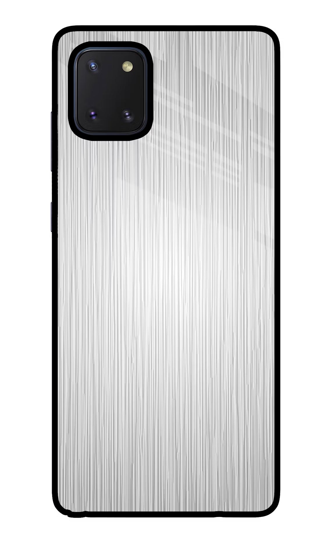 Wooden Grey Texture Samsung Note 10 Lite Glass Case Back Cover by Casekaro