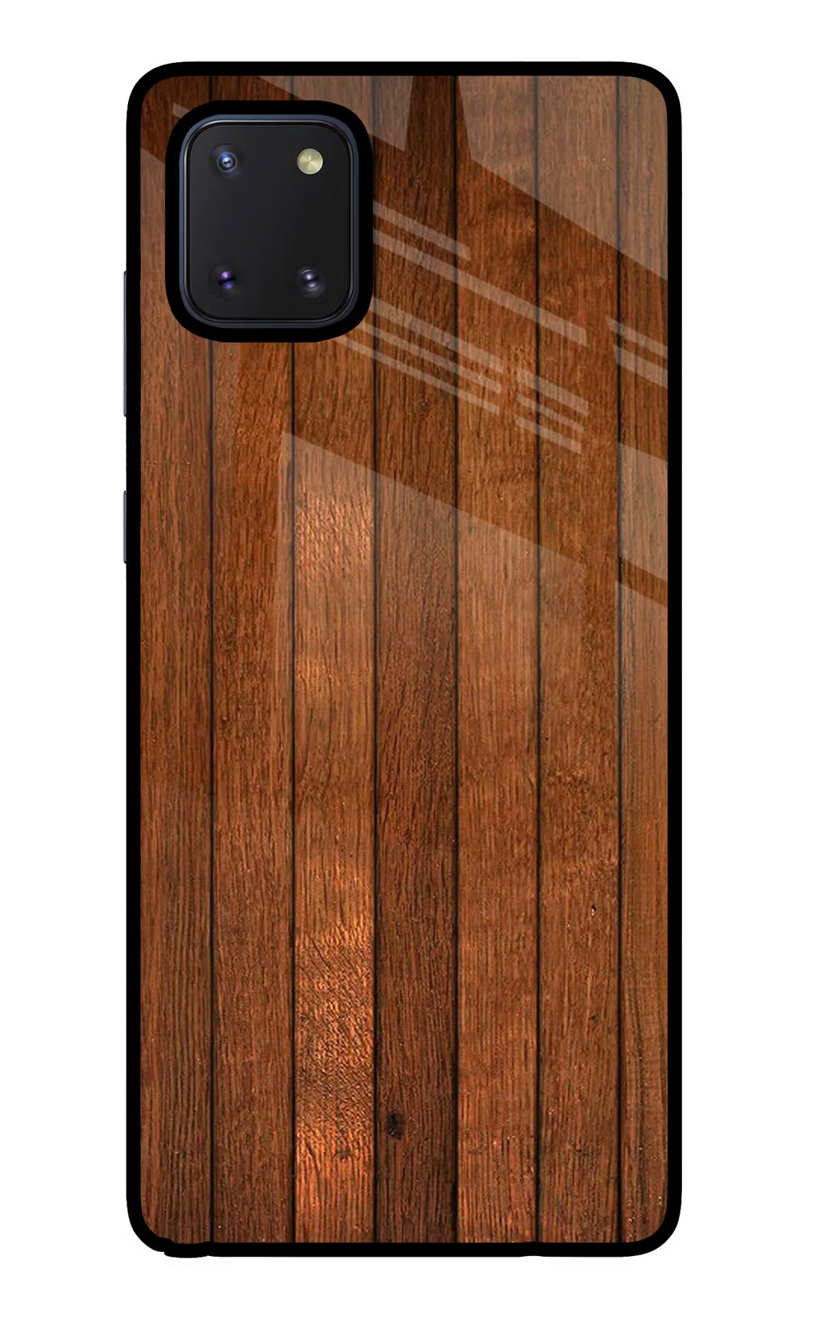 Wooden Artwork Bands Samsung Note 10 Lite Glass Case