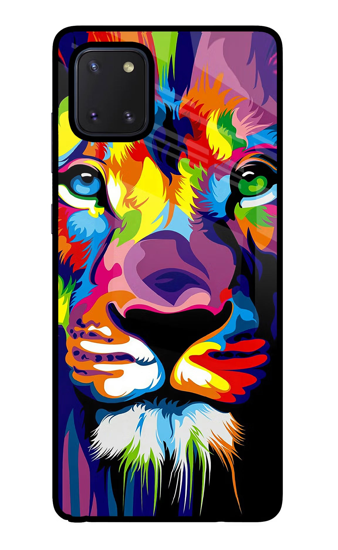 Lion Samsung Note 10 Lite Glass Case Back Cover by Casekaro