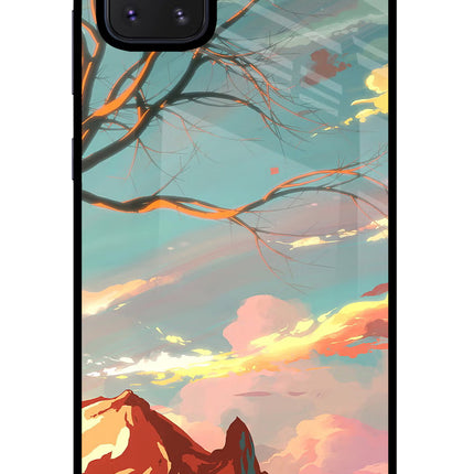 Scenery Samsung Note 10 Lite Glass Case Back Cover by Casekaro