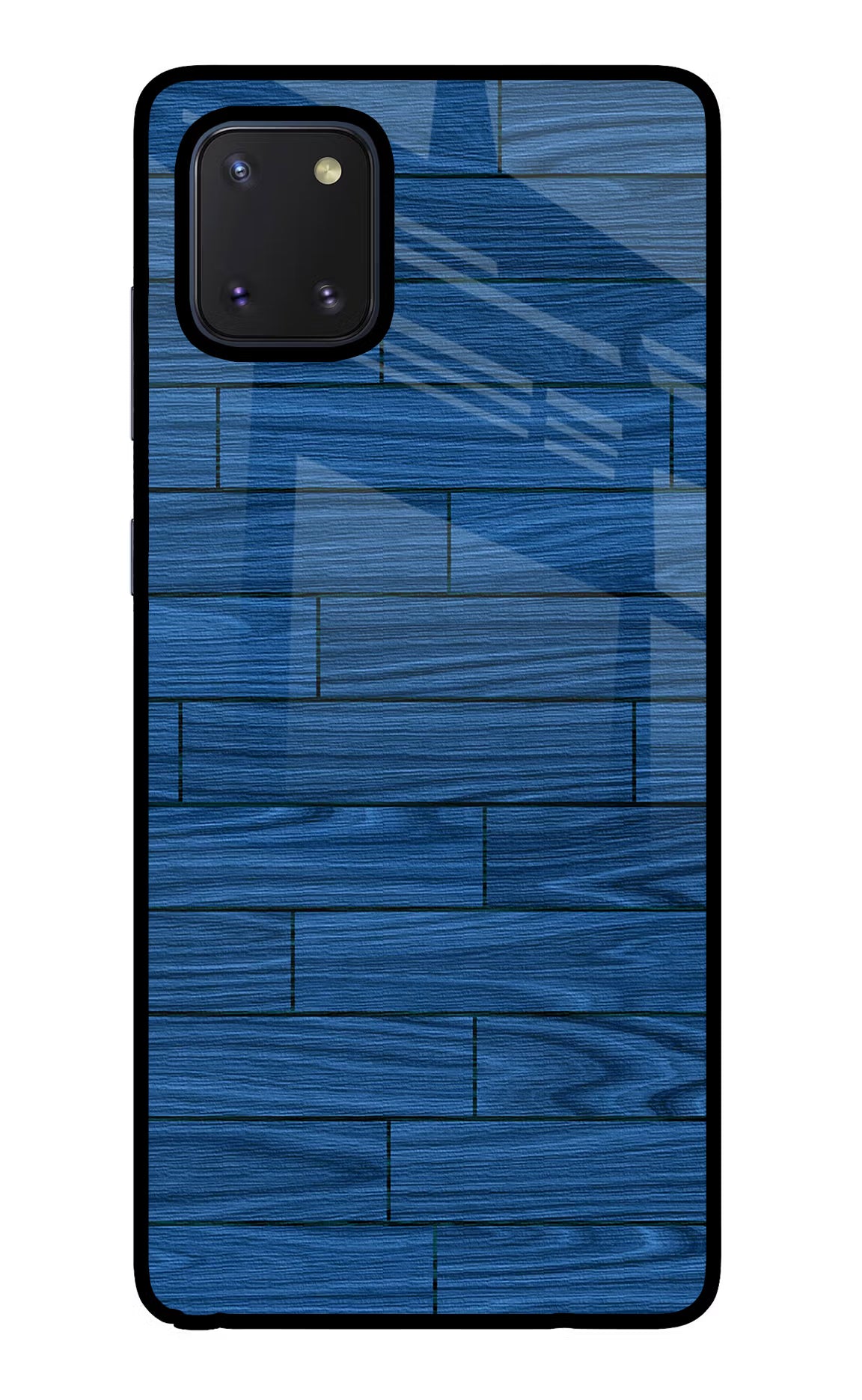 Wooden Texture Samsung Note 10 Lite Glass Case Back Cover by Casekaro