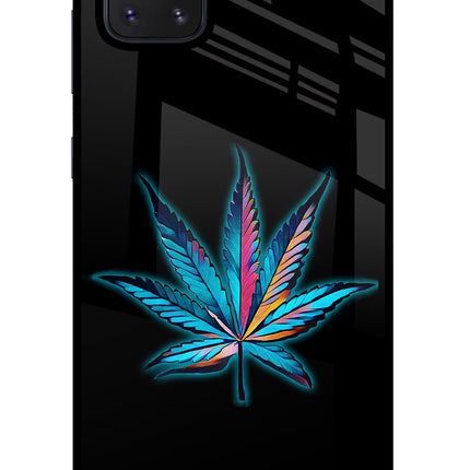Weed Samsung Note 10 Lite Glass Case Back Cover by Casekaro