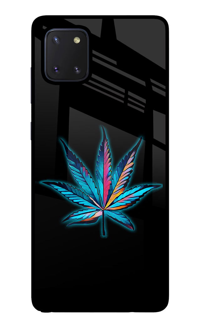Weed Samsung Note 10 Lite Glass Case Back Cover by Casekaro