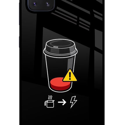 Coffee Samsung Note 10 Lite Glass Case