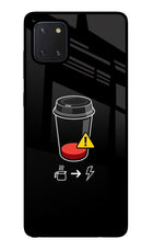 Coffee Samsung Note 10 Lite Glass Case