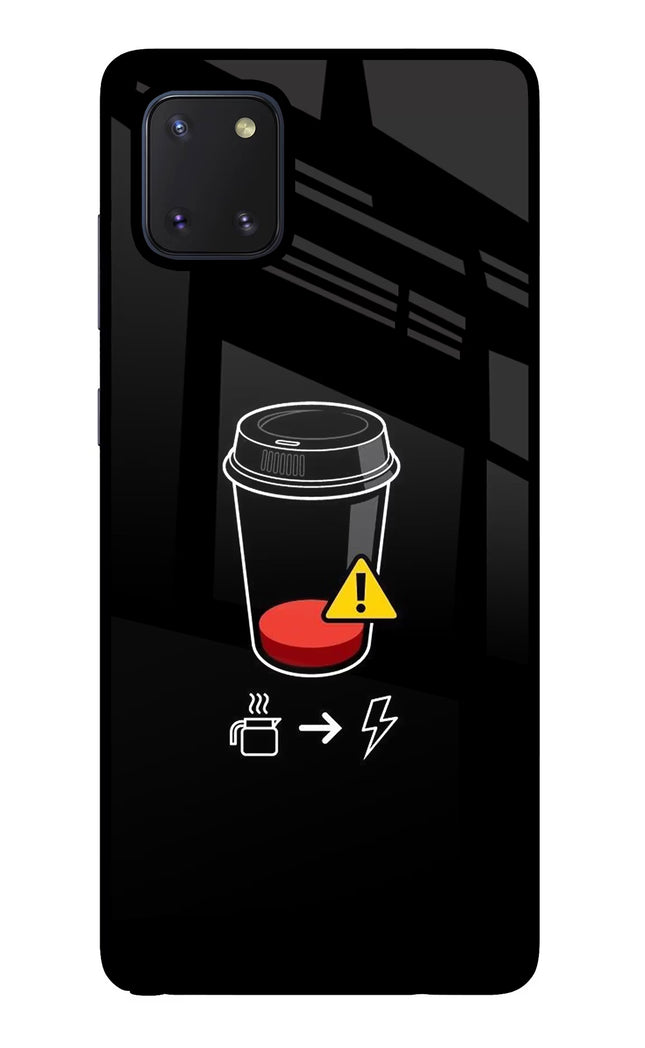 Coffee Samsung Note 10 Lite Glass Case