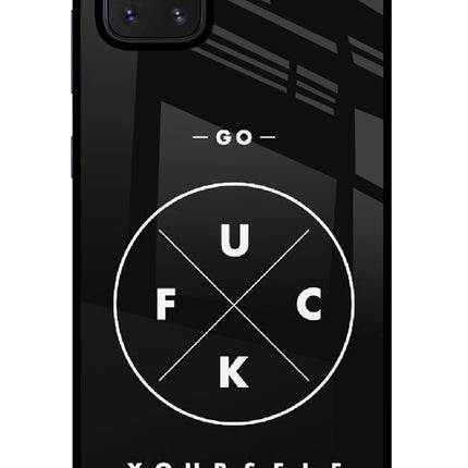 Go Fuck Yourself Samsung Note 10 Lite Glass Case