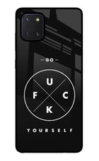 Go Fuck Yourself Samsung Note 10 Lite Glass Case