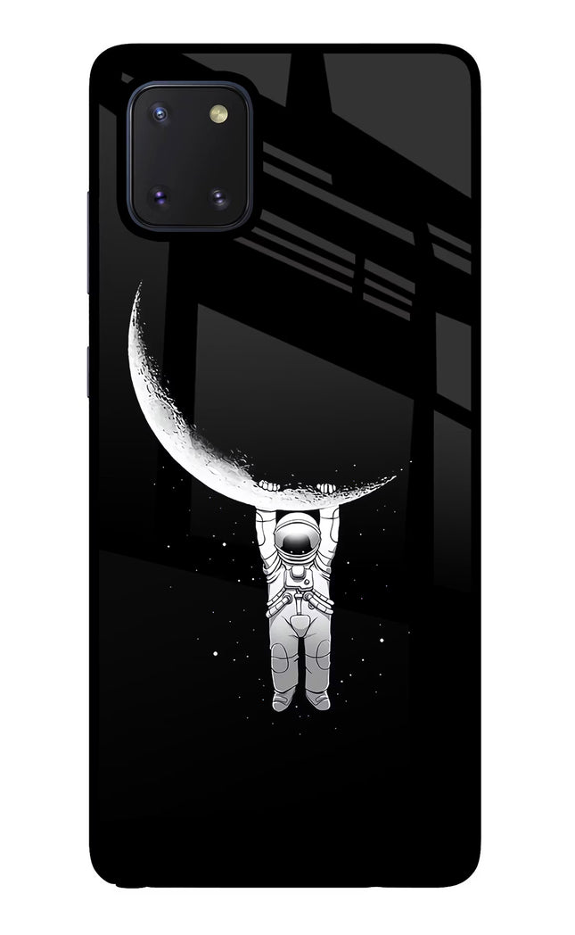 Moon Space Samsung Note 10 Lite Glass Case Back Cover by Casekaro