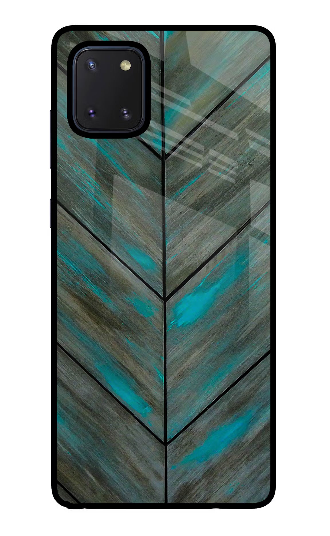 Pattern Samsung Note 10 Lite Glass Case Back Cover by Casekaro