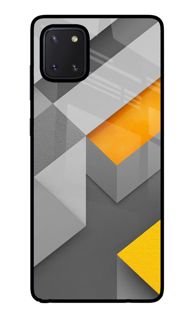 Abstract Samsung Note 10 Lite Glass Case Back Cover by Casekaro