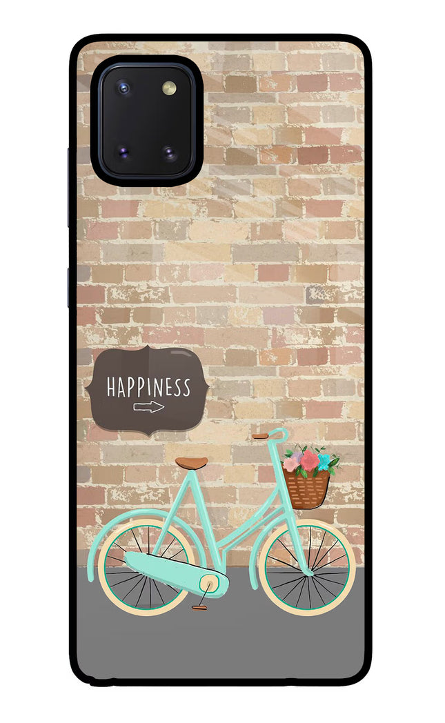 Happiness Artwork Samsung Note 10 Lite Glass Case Back Cover by Casekaro