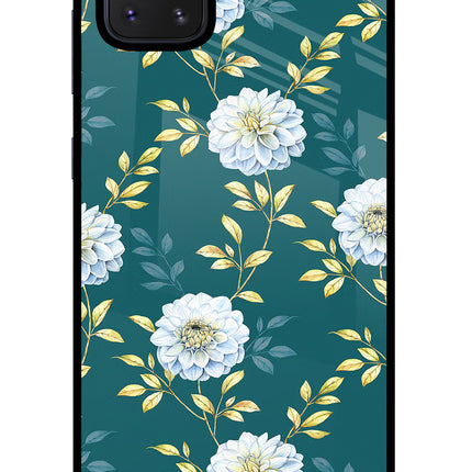 Flowers Samsung Note 10 Lite Glass Case Back Cover by Casekaro