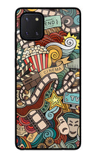 Cinema Abstract Samsung Note 10 Lite Glass Case